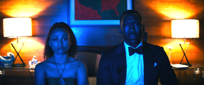 (2023) Myha’la as Ruth and Mahershala Ali staring at the 
