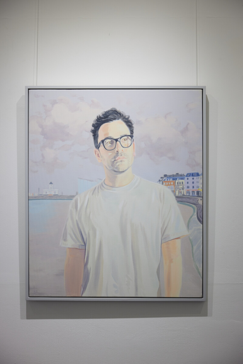 A painting of Daniel Levy.