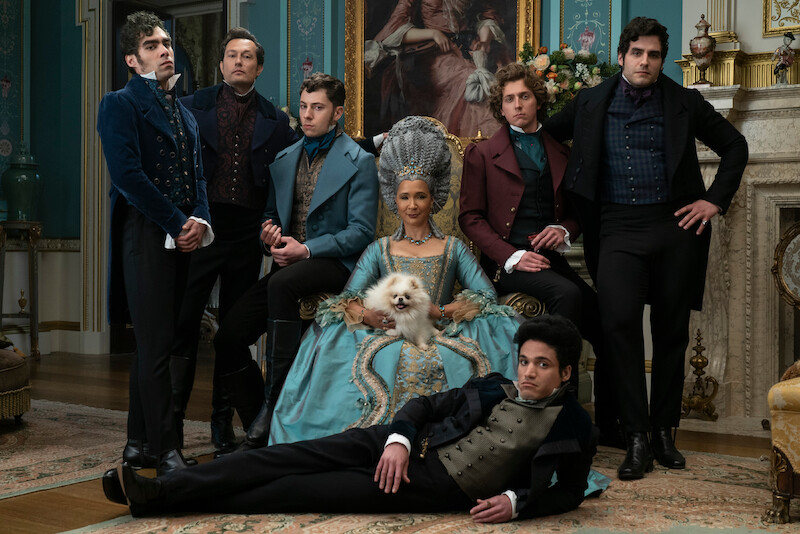 Seamus Dillane as Prince William, Felix Brunger as Prince Frederick, Harvey Almond as Prince Ernest, Golda Rosheuvel as Queen Charlotte, Joshua Riley as Prince Adolphus, Jack Michael Stacey as Prince Edward, Ben Cura as Prince Augustus