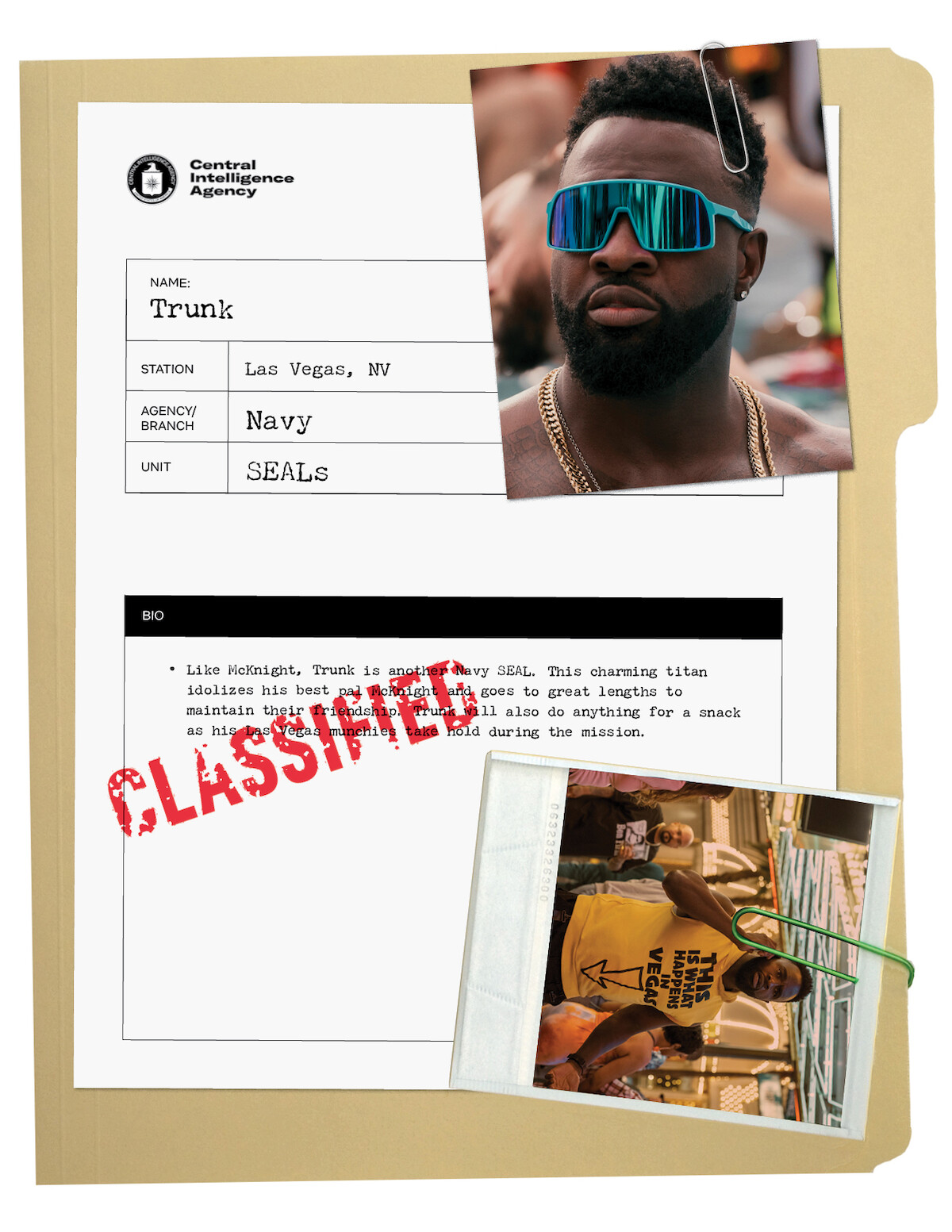 A dossier file for Trunk