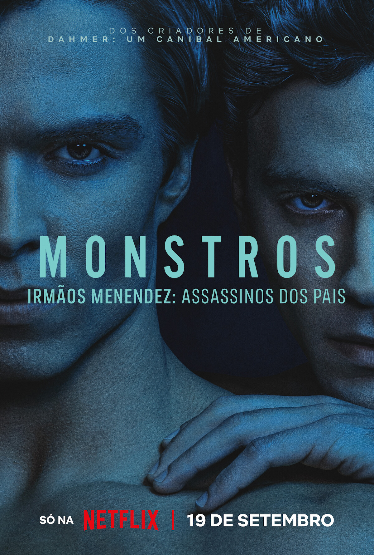 Arte principal de ‘Monstros: Irmãos Menendez: Assassinos dos Pais’.