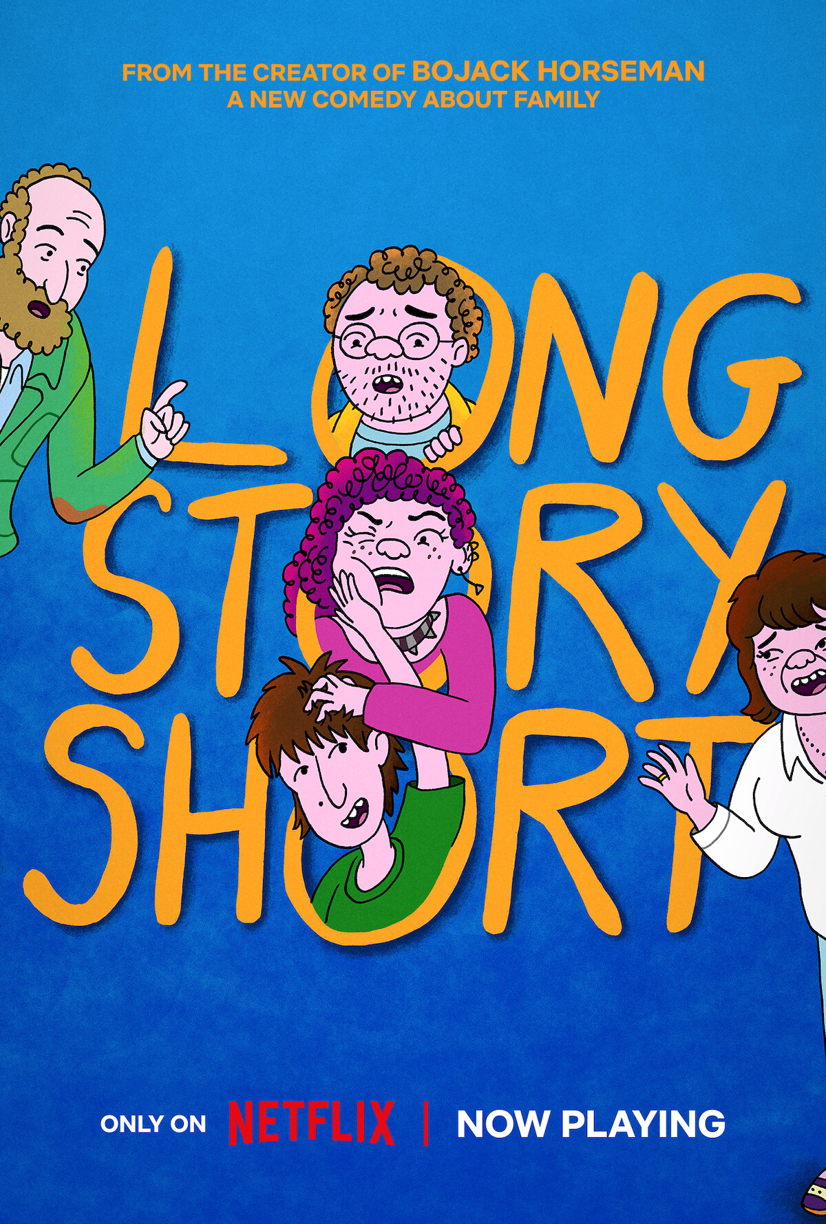 Key art for the animated series Long Story Short.