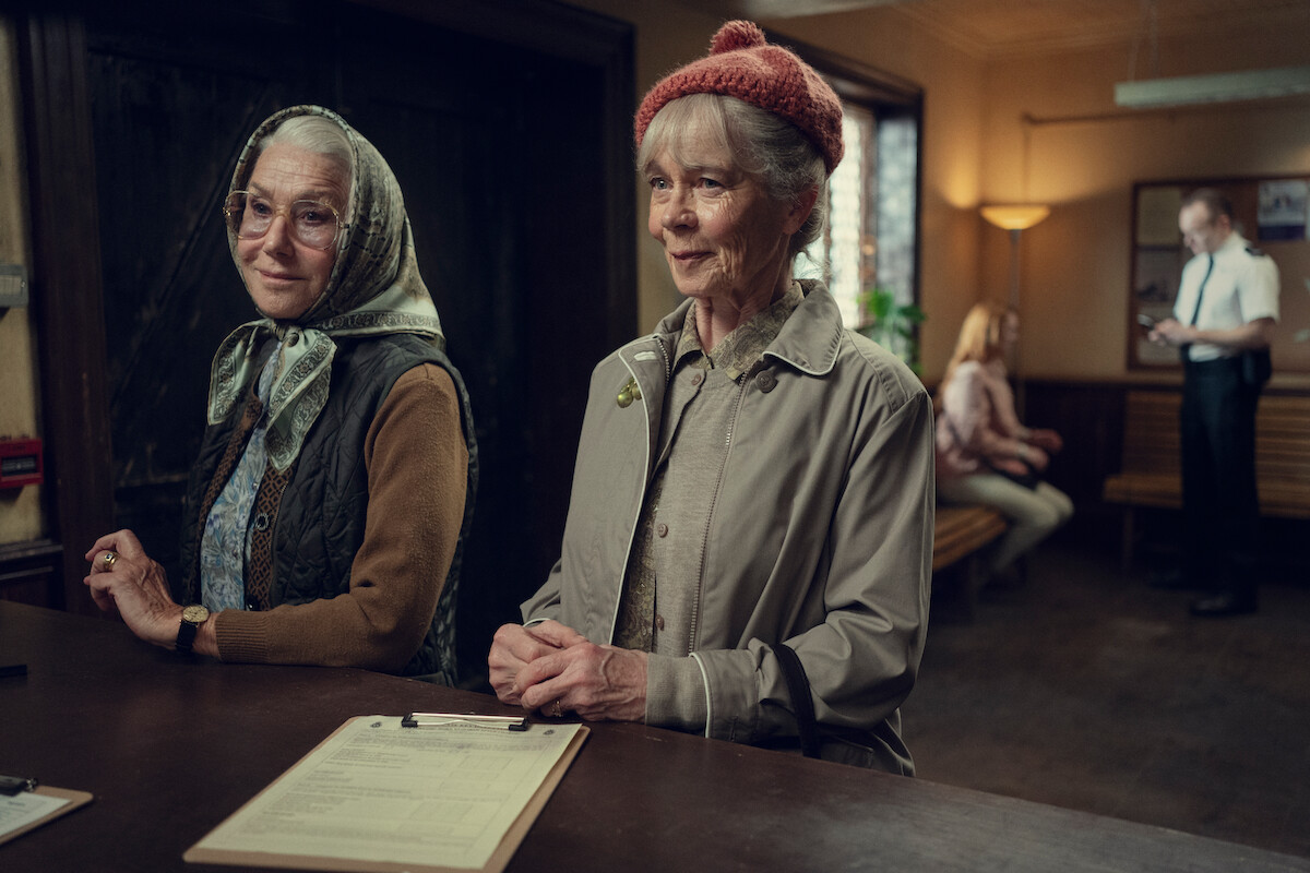 Helen Mirren and Celia Imrie in ‘The Thursday Murder Club’