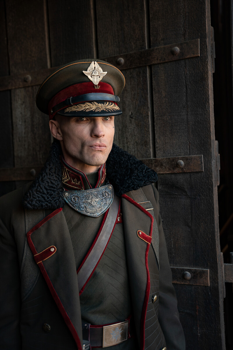 Ed Skrein as Atticus Noble in ‘Rebel Moon’