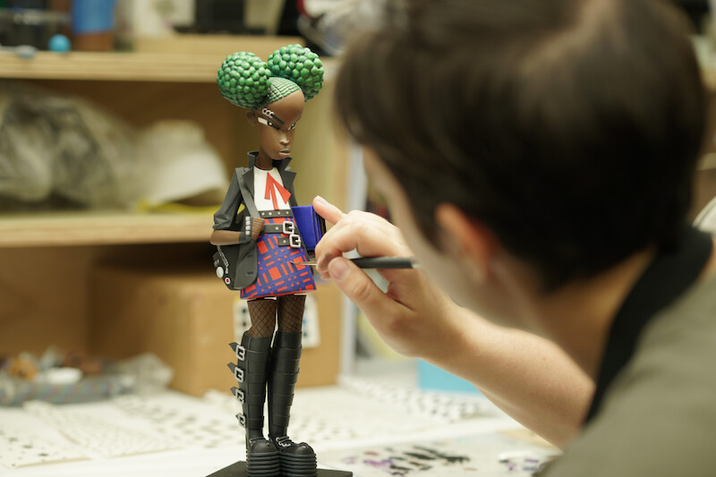 5 Peek behind the scenes at the filming of ‘Wendell & Wild.’