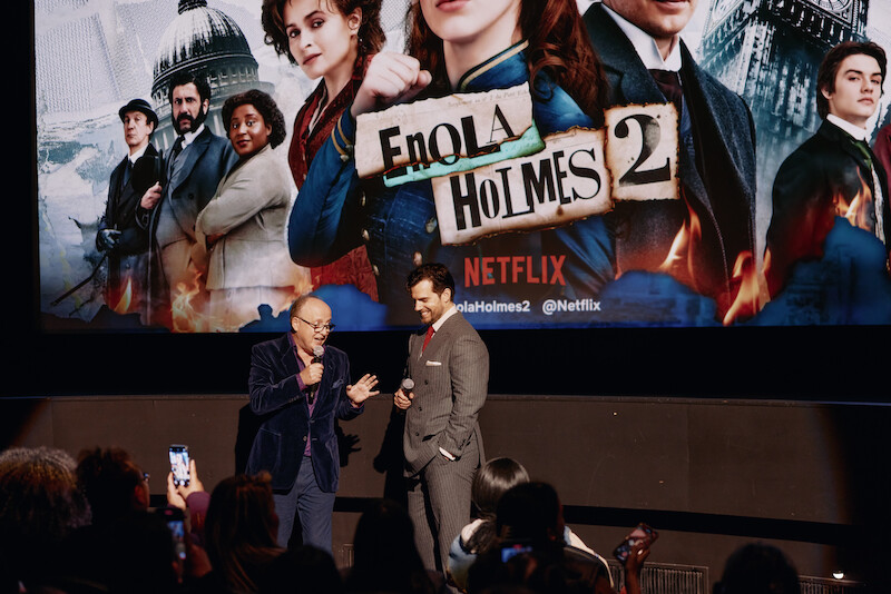 Director Harry Bradbeer and Henry Cavill