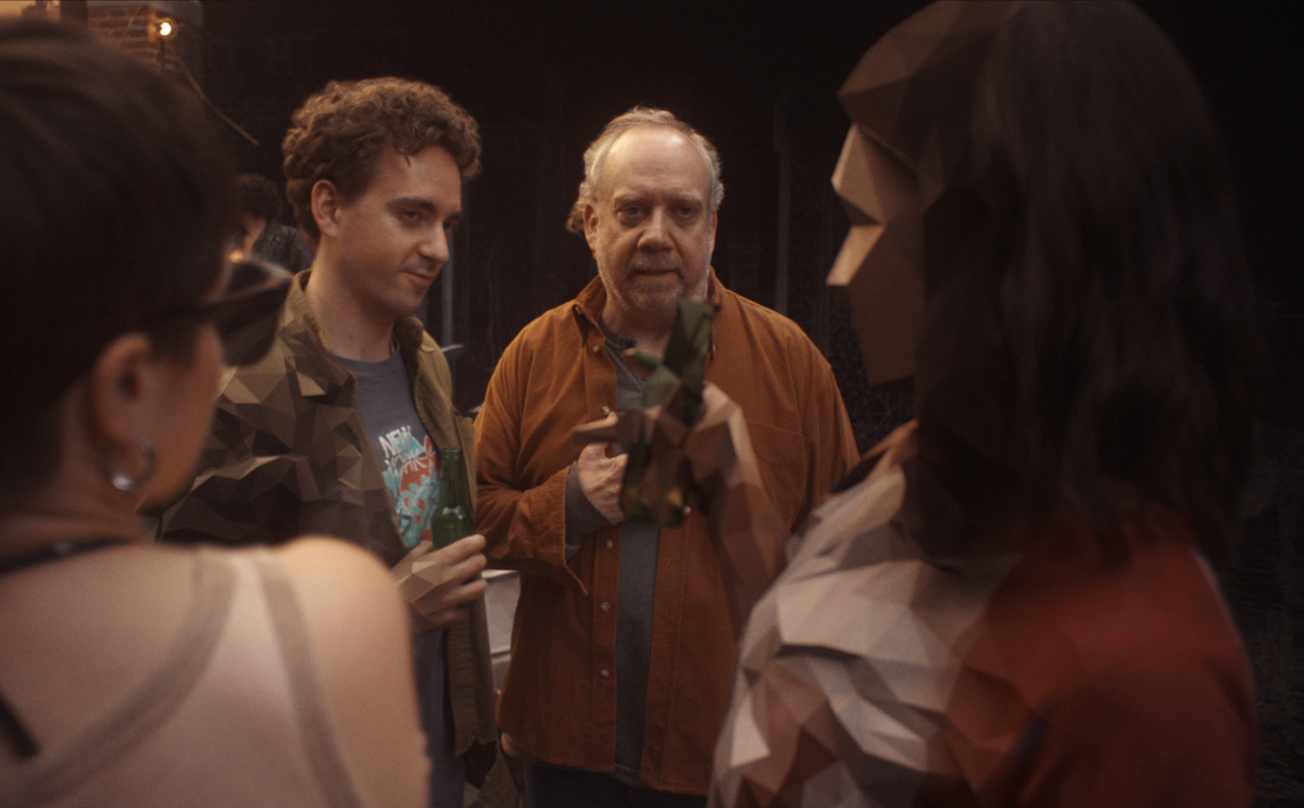 Declan Mason and Paul Giamatti in Season 7 of ‘Black Mirror’