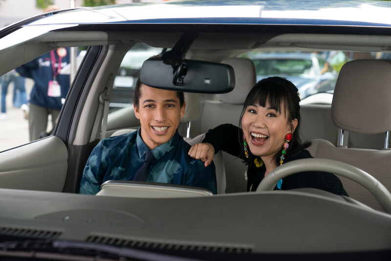 Benjamin Norris as Trent and Ramona Young as Eleanor Wong