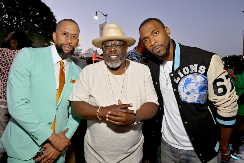Affion Crockett, Cedric the Entertainer and Jay Pharoah attend the 'Beverly Hills Cop: Axel F' World Premiere.