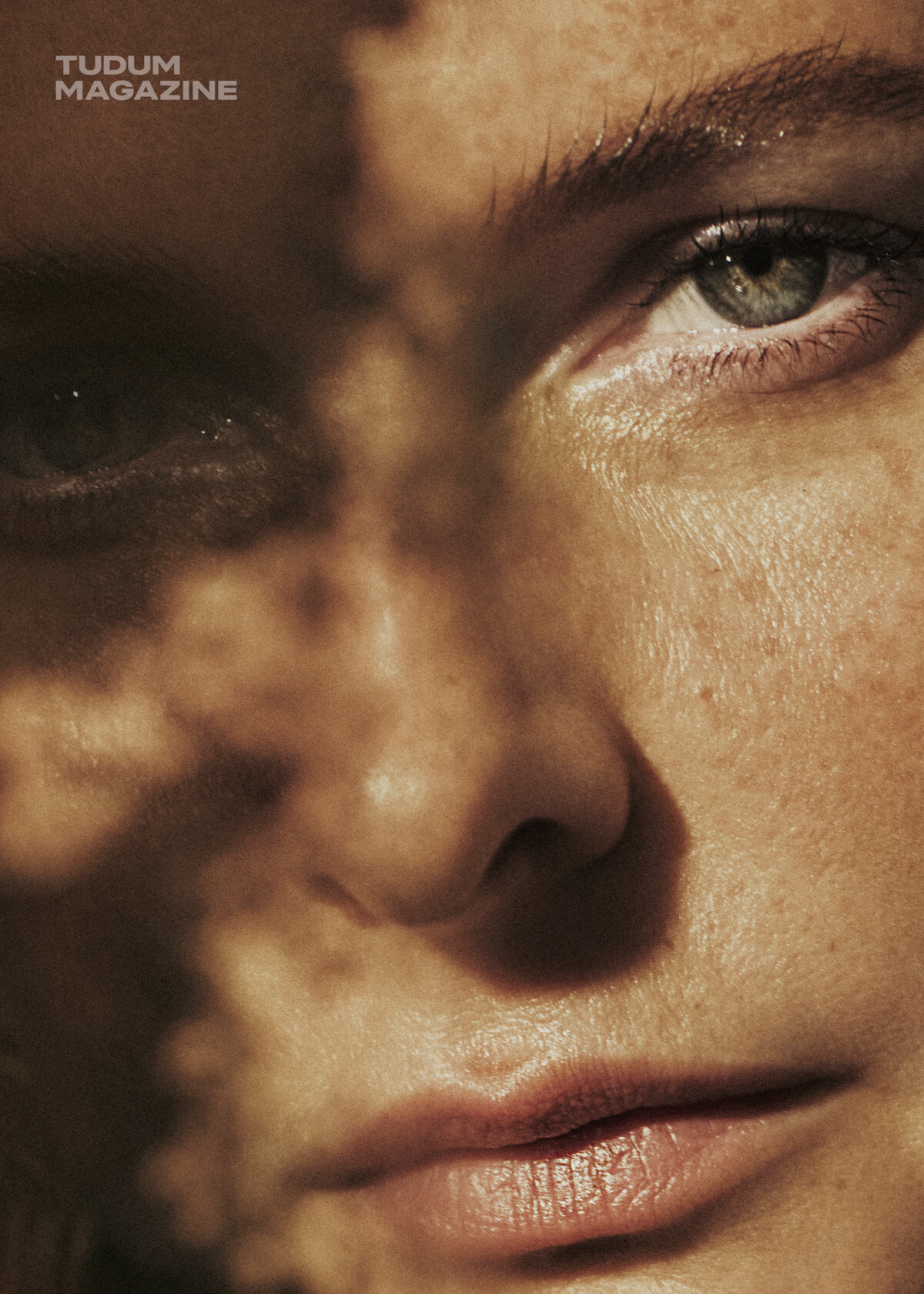 A close-up image of Rebecca Ferguson’s face.