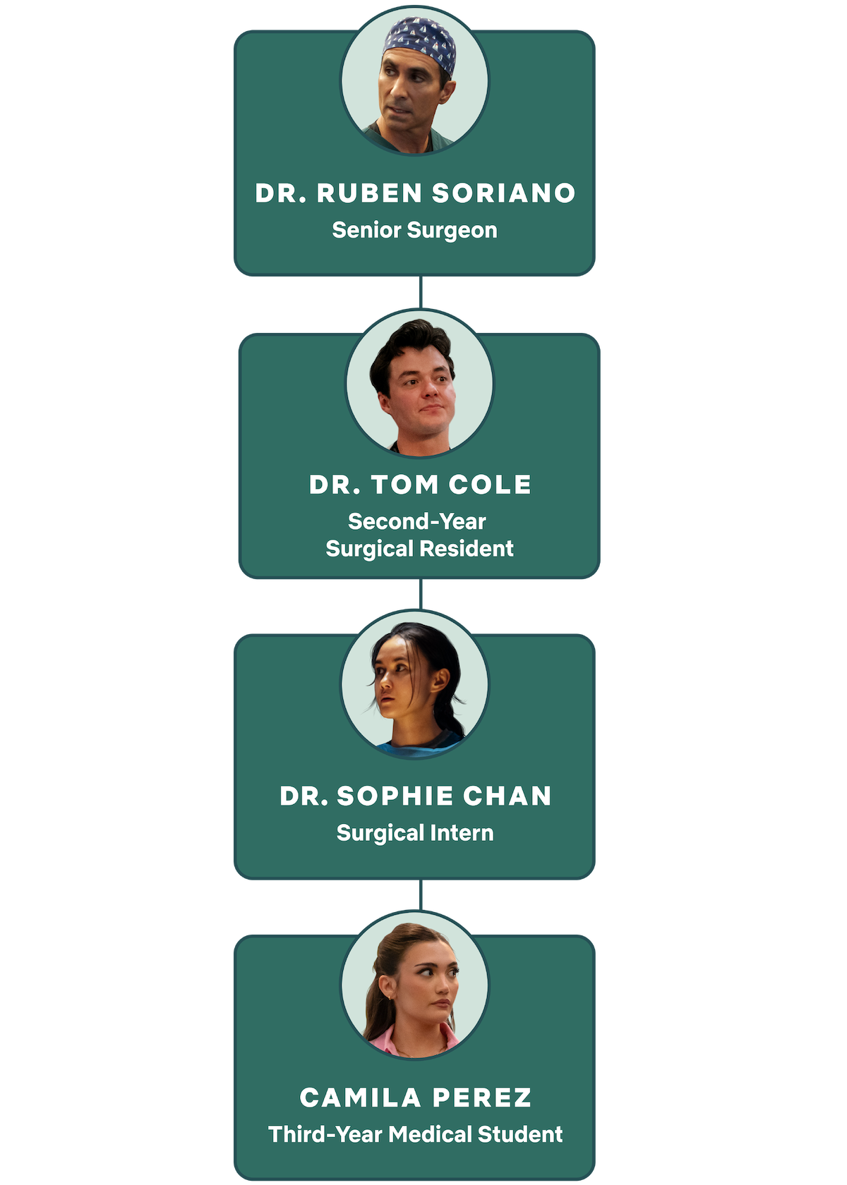 Photos of the Surgery Staff