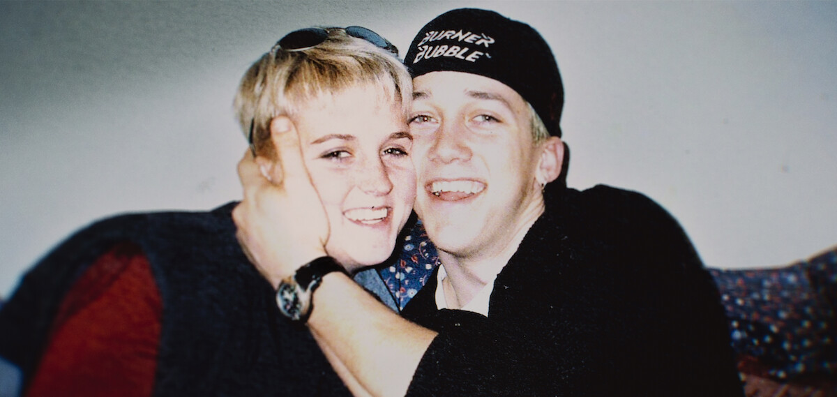 Amy Bradley and her brother