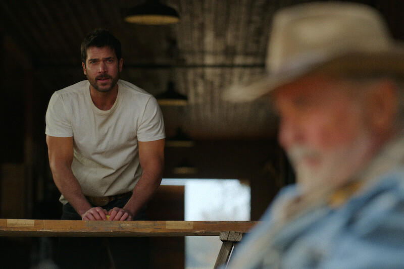 Jack Schumacher as Yancy and James Brolin as Cap in 'Ransom Canyon' Season 1.