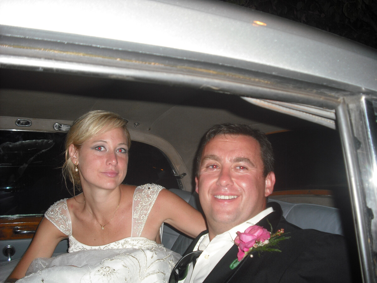 A couple on their wedding day in A Deadly American Marriage