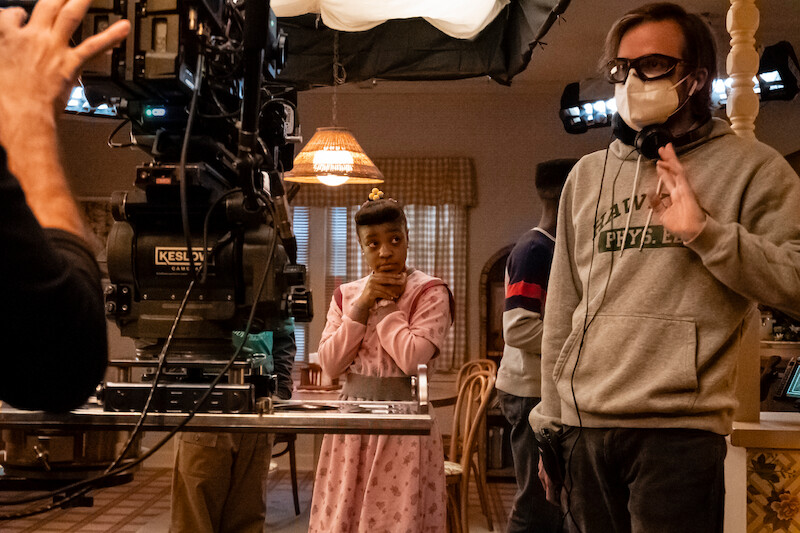 Priah Ferguson seems skeptical about the gang’s plan to save Max - 68 Behind-the-Scenes pics from ‘Stranger Things’ Season 4 You Have to See Slideshow