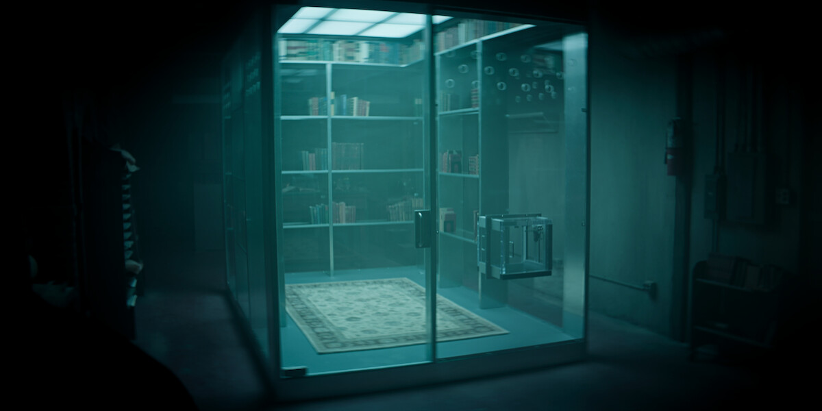 A still on set from the final season of ‘You.’