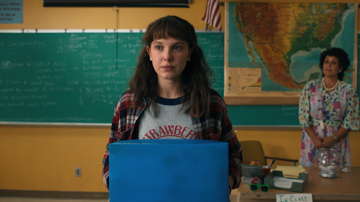 Millie Bobby Brown as Eleven in ‘Stranger Things 4’