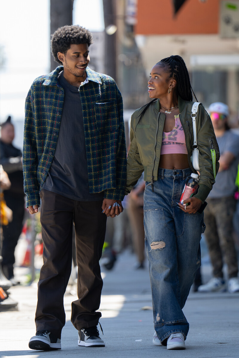 Michael Cooper Jr. as Justin Edwards and Lovie Simone as Keisha Clark in 'Forever'