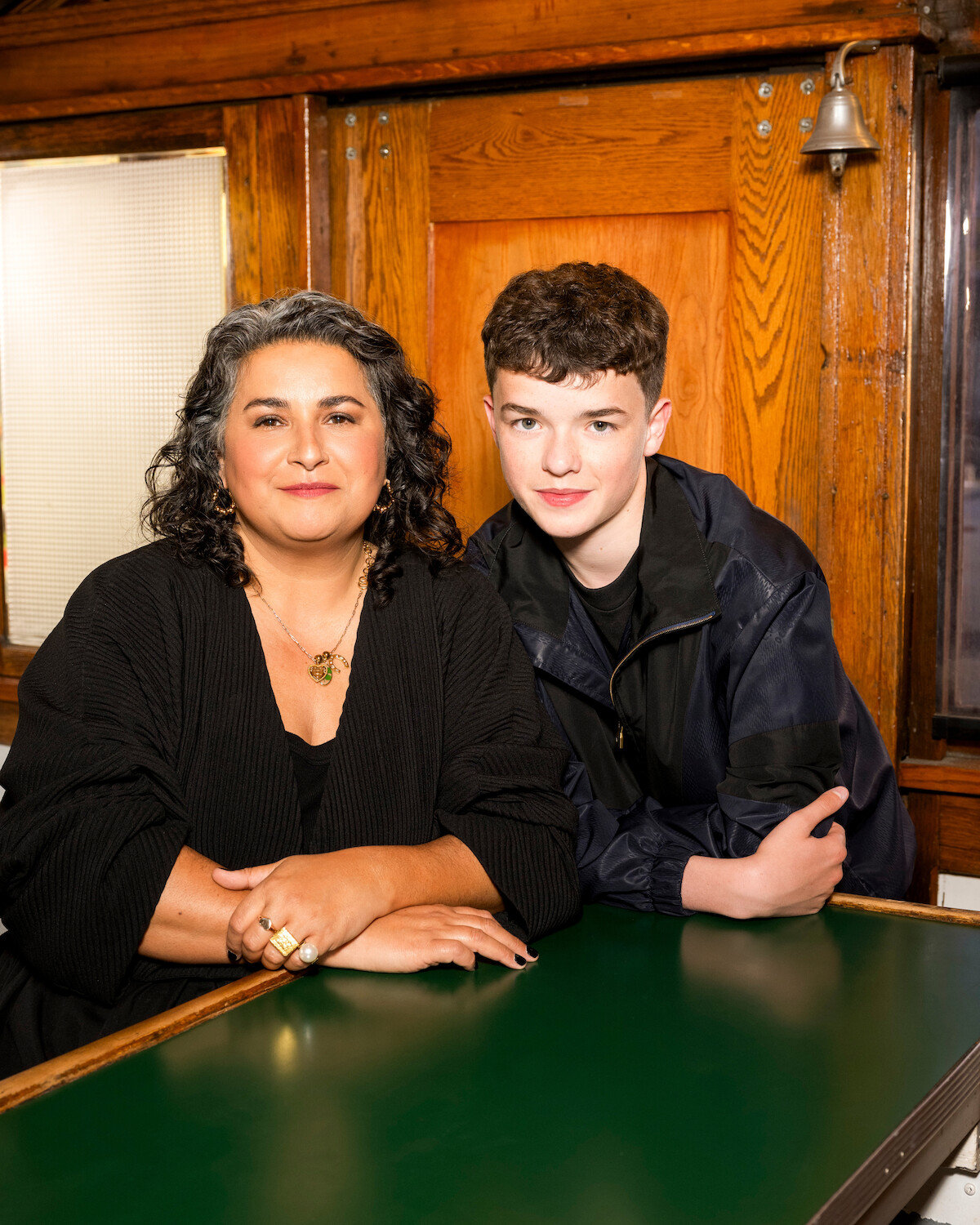 Casting Director Shaheen Baig, Owen Cooper of Adolescence photographed on May 27th at FYSEE 2025 in Los Angeles.