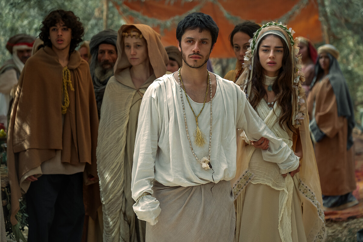 Hilla Vidor as Anne, Ido Tako as Joseph, Keren Tzur as Elizabeth, and Noa Cohen as Mary in ‘Mary’