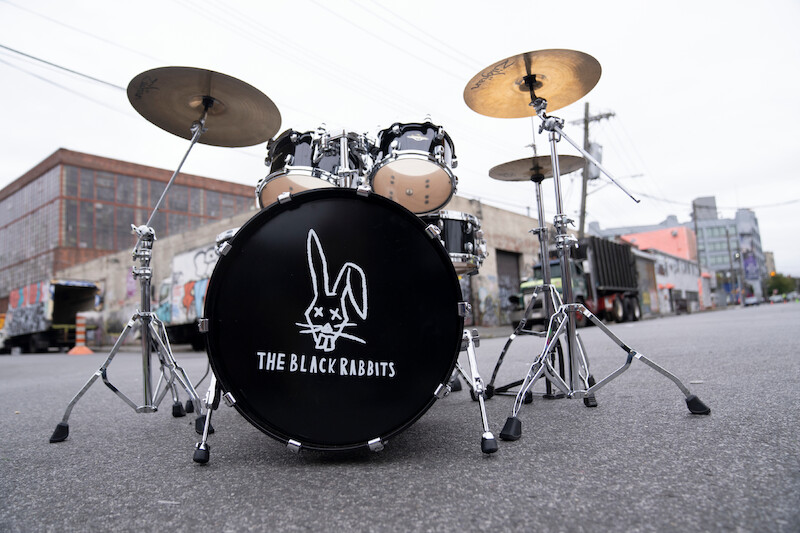 Black Rabbit drum set