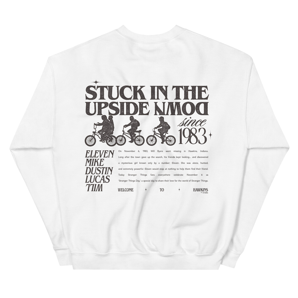 Stranger Things “Stuck In The Upside Down” Sweatshirt