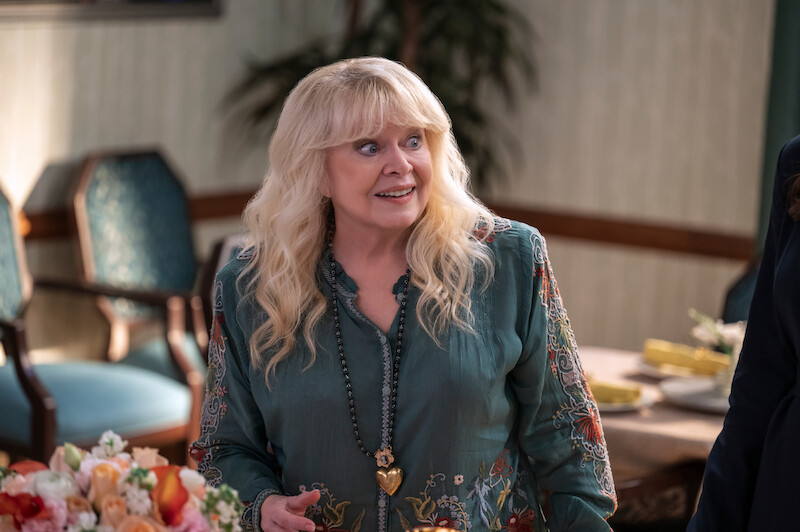 Sally Struthers as Virginia smiles in Season 1 of 'A Man on the Inside'