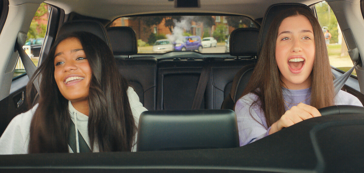 Zaara Kuttemperoor as Zaara and Sadie Sandler as Ronnie Friedman.
