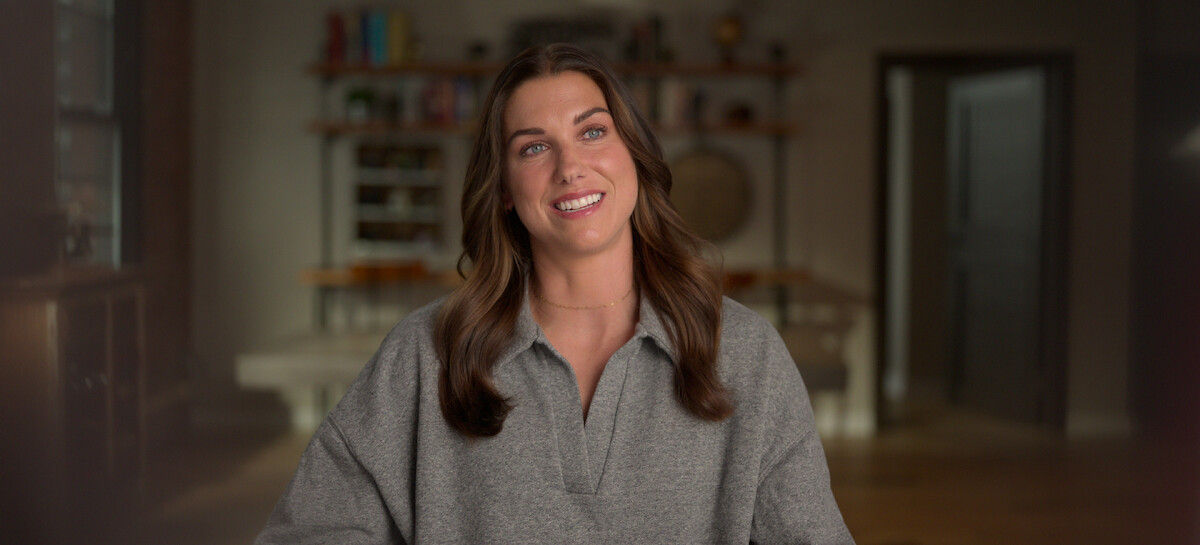 Alex Morgan is interviewed in ‘Under Pressure: The U.S. Women's World Cup Team.'