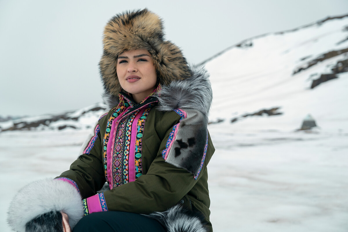 Anna Lambe as Siaja in ‘North of North’.