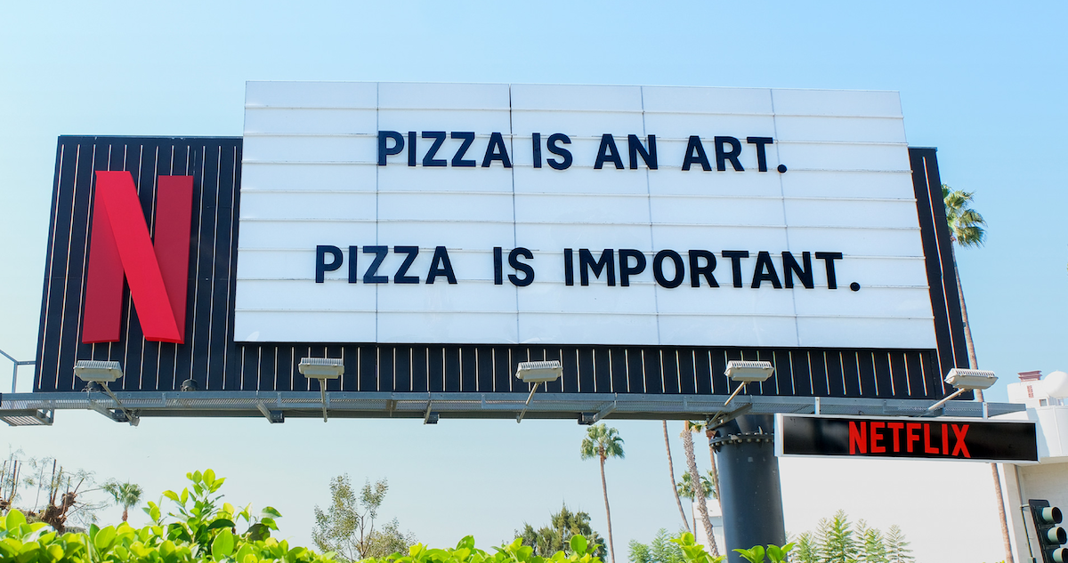 Pizza Sunset marquee