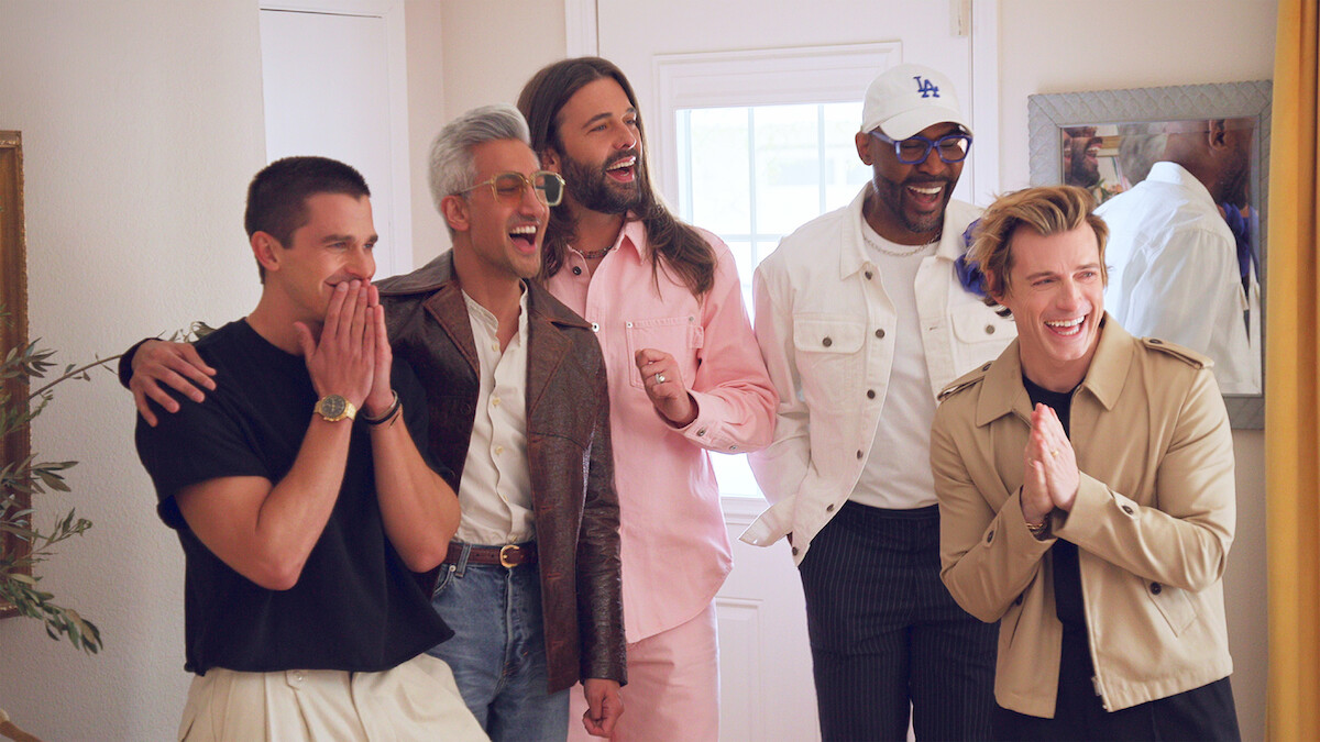 Antoni Porowski, Tan France, Jonathan Van Ness, Karamo Brown, and Jeremiah Brent.