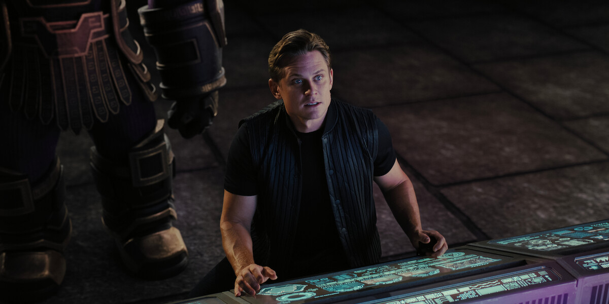 Billy Magnussen as The King in ‘Spy Kids: Armageddon.’