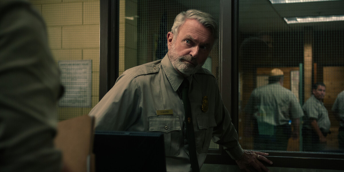 Sam Neill como Paul Souter em ‘Indomável’