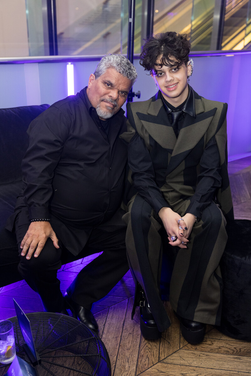 Luis Guzmán and Isaac Ordonez attend the afterparty for the global premiere of 'Wednesday' Season 2, Part 1.