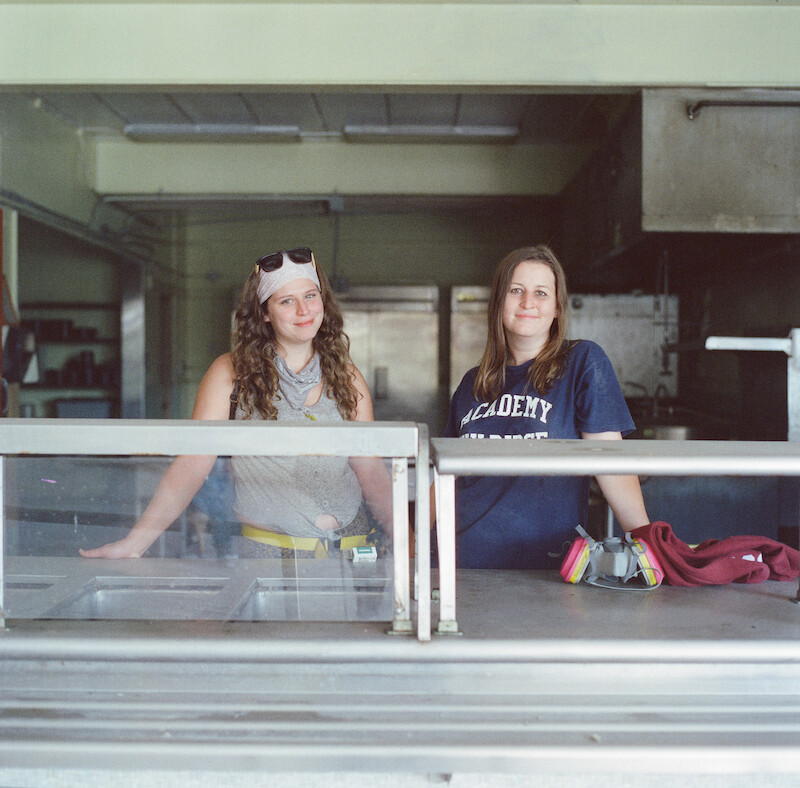 Katherine Kubler and friend. 