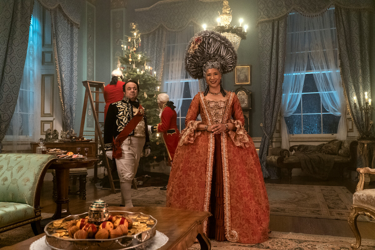 Golda Rosheuvel as Queen Charlotte.