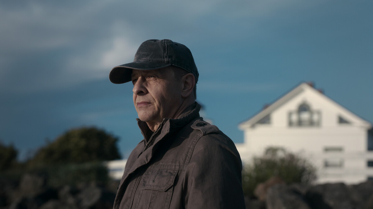 Don Philips looking off into the distance.