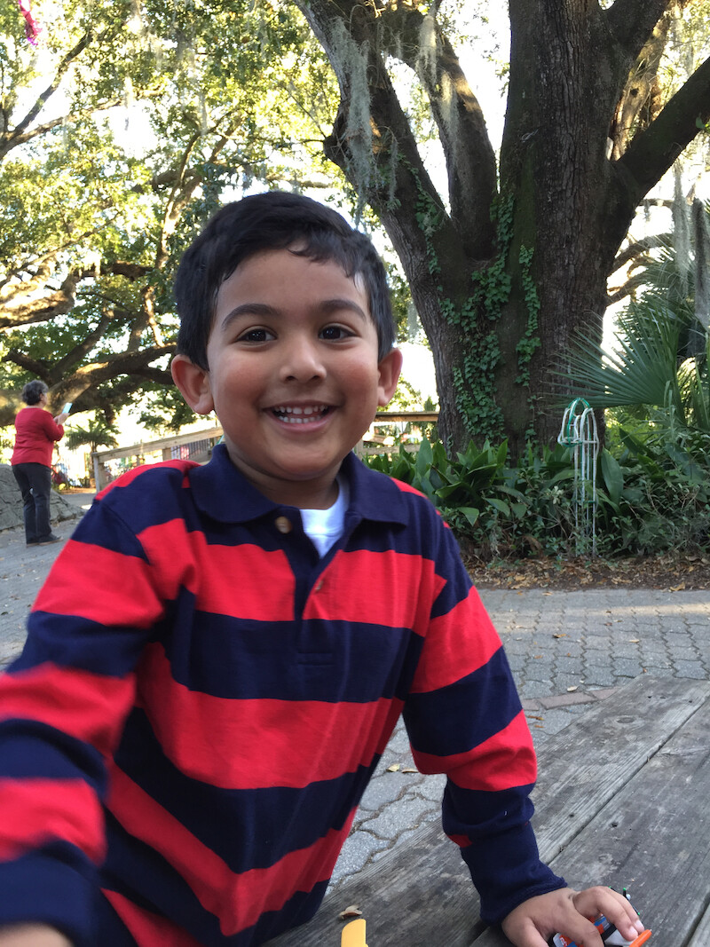 Aziz at City Park in New Orleans, LA, November, 2015.