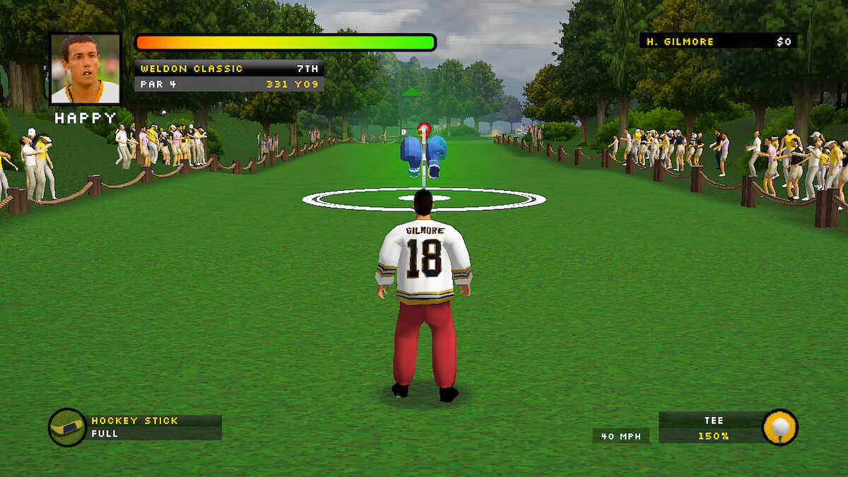 A screengrab from ‘Happy Gilmore: Golf Mayhem ’98 Demo’