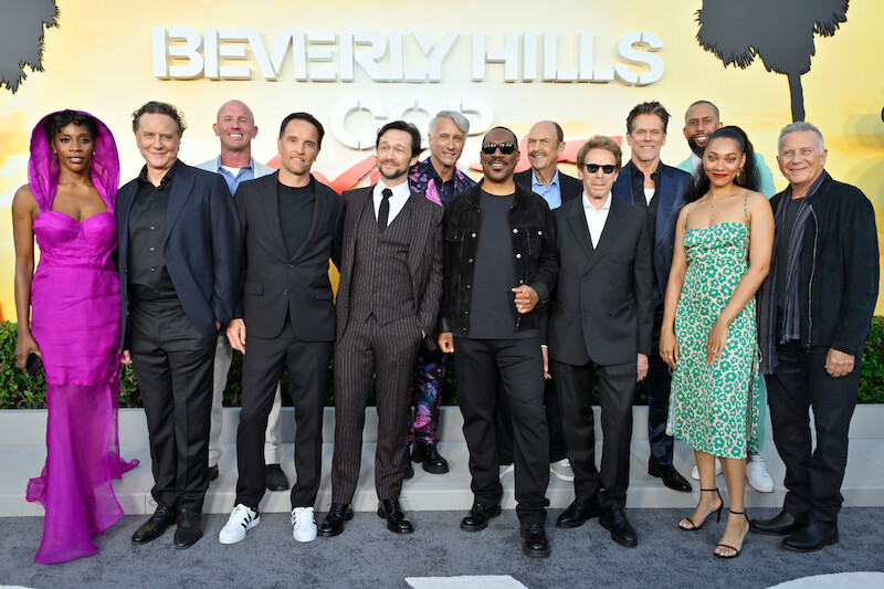Chantal Nchako, Judge Reinhold, Will Beall, Mark Molloy, Joseph Gordon-Levitt, Bronson Pinchot, Eddie Murphy, John Ashton, Jerry Bruckheimer, Kevin Bacon, Affion Crockett, Bria Murphy and Paul Reiser. 