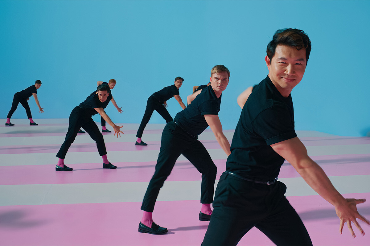 Some of the male dancers in Greta Gerwig’s ‘Barbie’