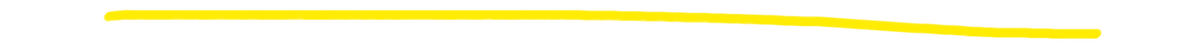A single, slightly curved yellow line drawn horizontally on a black background.