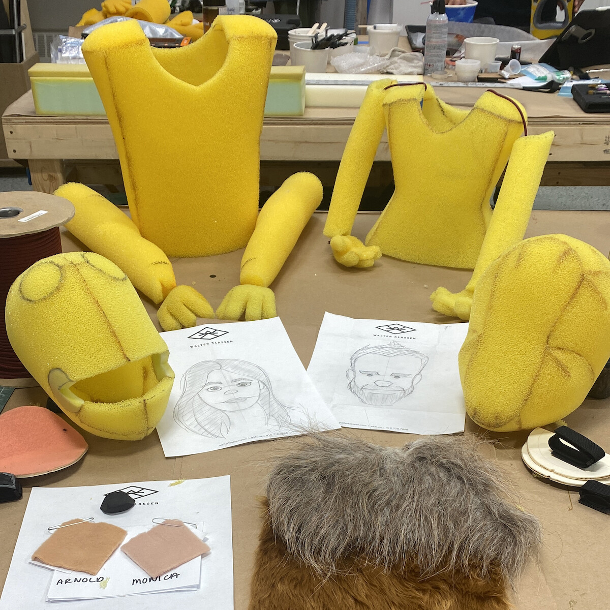 Making of the Arnold Schwarzenegger puppet from FUBAR Season 1.