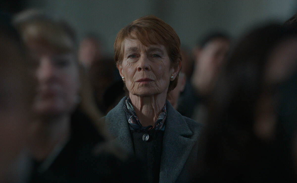 Celia Imrie as Margaret Roylin in ‘The Diplomat’ Season 2, Episode 2.