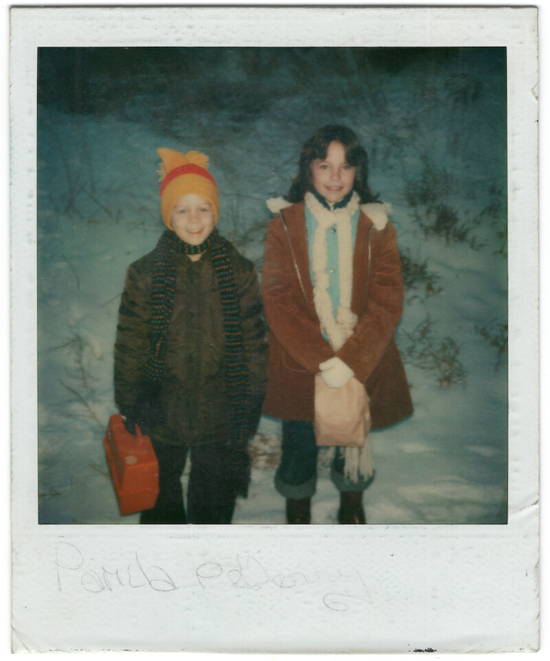 Pamela in her winter gear.