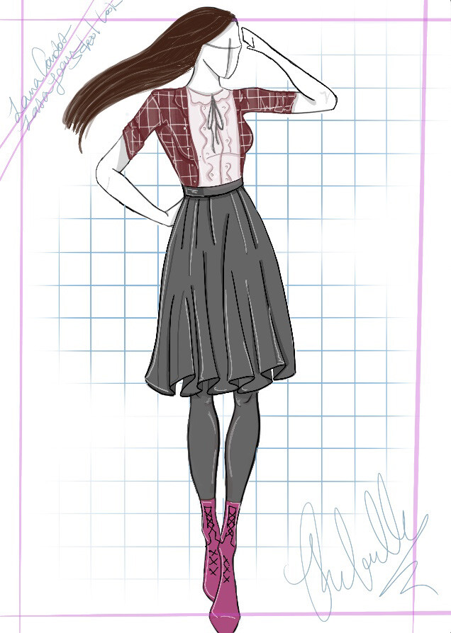 ‘To All the Boys I’ve Loved Before’ costume sketch.