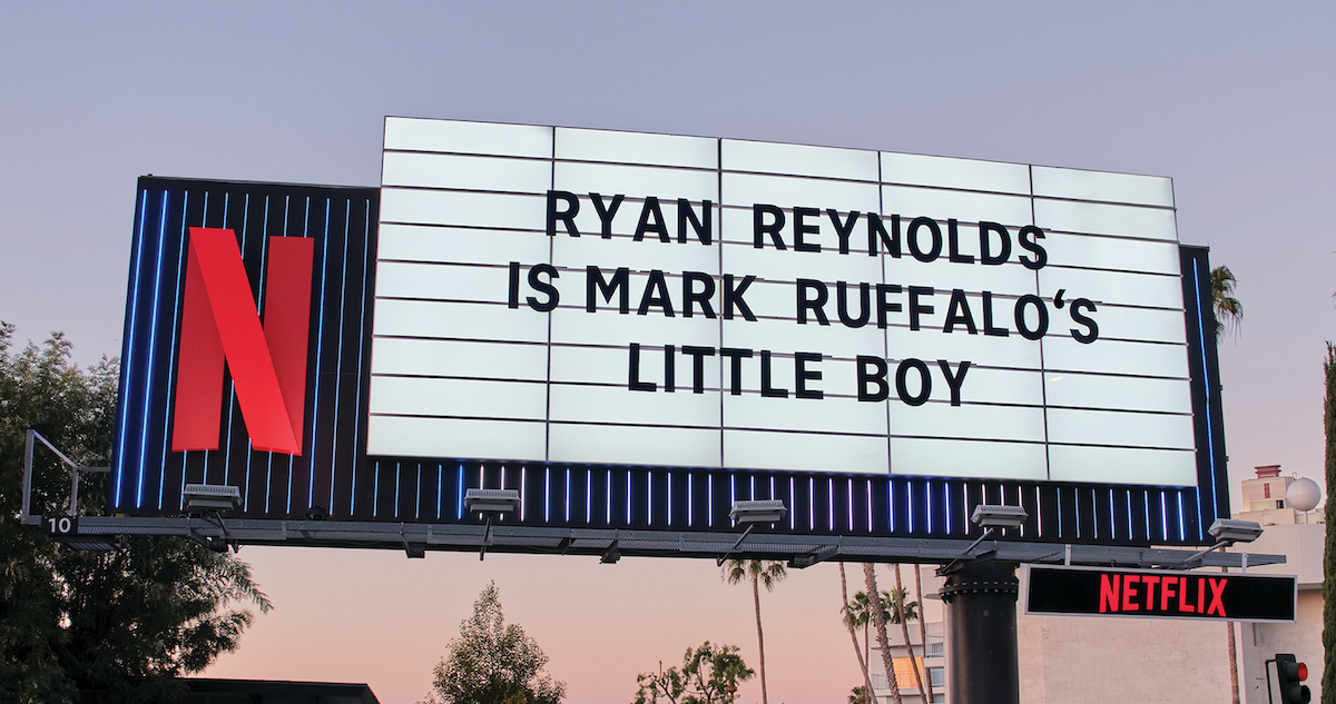 ‘The Adam Project’ Sunset marquee