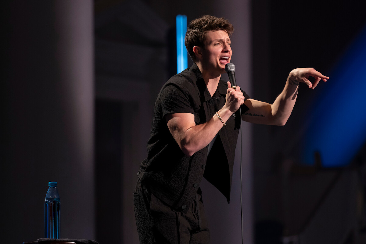 Matt Rife performs onstage in his stand-up special ‘Matt Rife: Natural Selection’