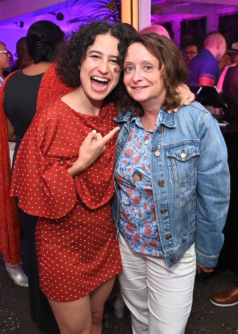 (L-R) Ilana Glazer and Rachel Dratch attend the Netflix New York Special Screening of Survival Of The Thickest at Metrograph on July 11, 2023 in New York City.